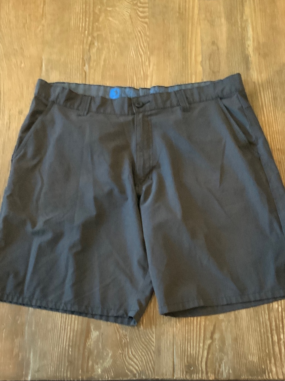 Reel Legends Dark Brown Flat-Front Men's Shorts